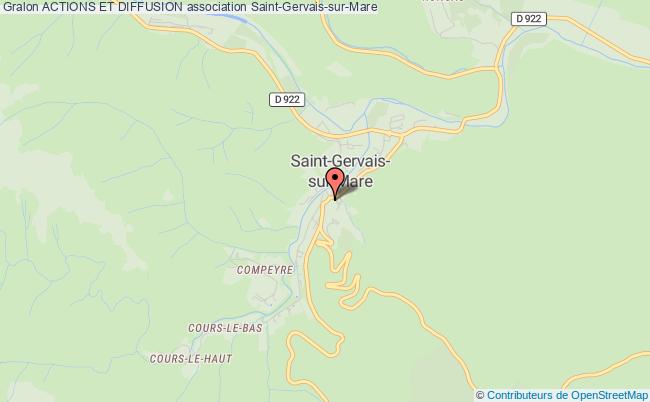 plan association Actions Et Diffusion Saint-Gervais-sur-Mare