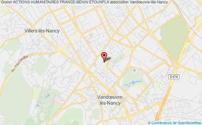 plan association Actions Humanitaires France-benin Etounfla Vandoeuvre-lès-Nancy