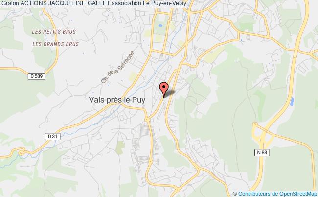 plan association Actions Jacqueline Gallet Le Puy-en-Velay