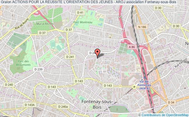 plan association Actions Pour La RÉussite L'orientation Des Jeunes - Aroj Fontenay-sous-Bois