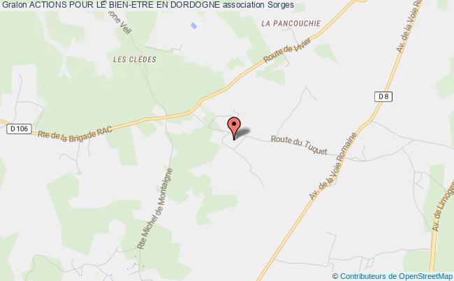 plan association Actions Pour Le Bien-etre En Dordogne Sorges et Ligueux en Périgord