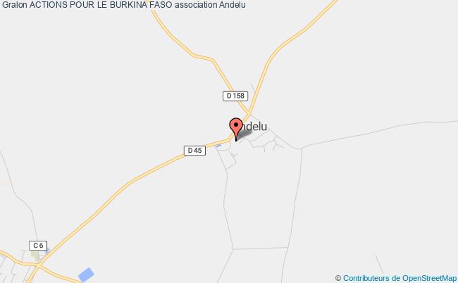 ACTIONS POUR LE BURKINA FASO