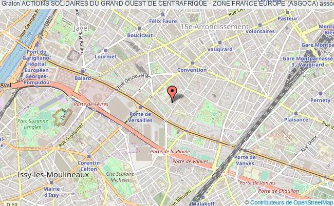plan association Actions Solidaires Du Grand Ouest De Centrafrique - Zone France Europe (asgoca) Paris