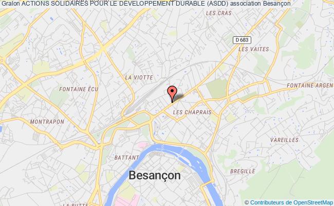 plan association Actions Solidaires Pour Le DÉveloppement Durable (asdd) Besançon