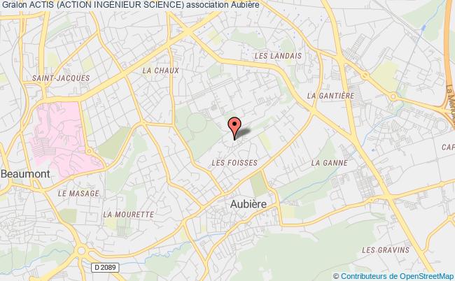plan association Actis (action IngÉnieur Science) Aubière