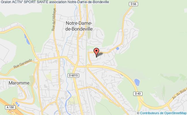 plan association Activ' Sport SantÉ Notre-Dame-de-Bondeville