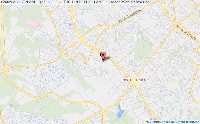plan association Activ'planet (agir Et Bouger Pour La PlanÈte) Montpellier