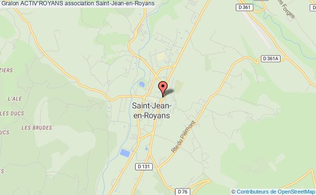 plan association Activ'royans Saint-Jean-en-Royans