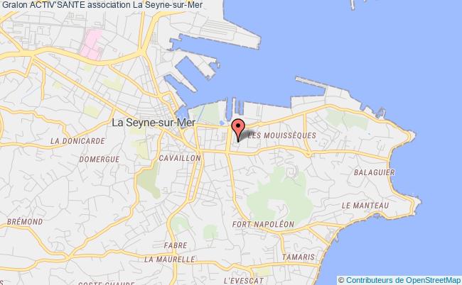 plan association Activ'sante La Seyne-sur-Mer