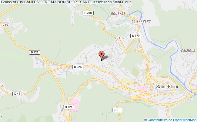 plan association Activ'sante Votre Maison Sport Sante Saint-Flour