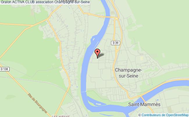 plan association Activa Club Champagne-sur-Seine
