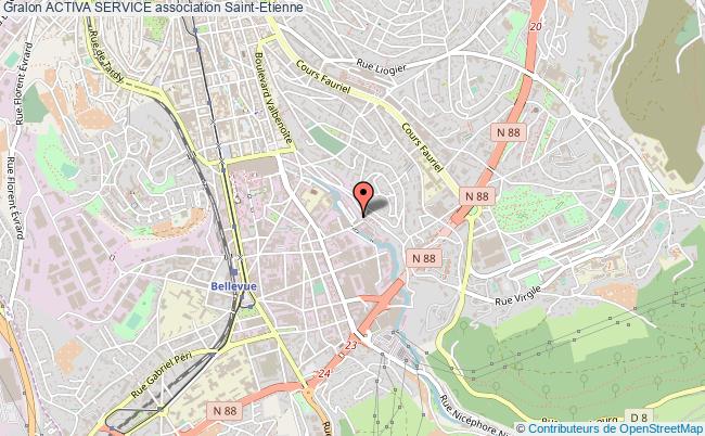 plan association Activa Service Saint-Etienne