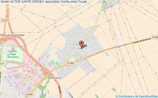 plan association Active Sante Creney Creney-près-Troyes