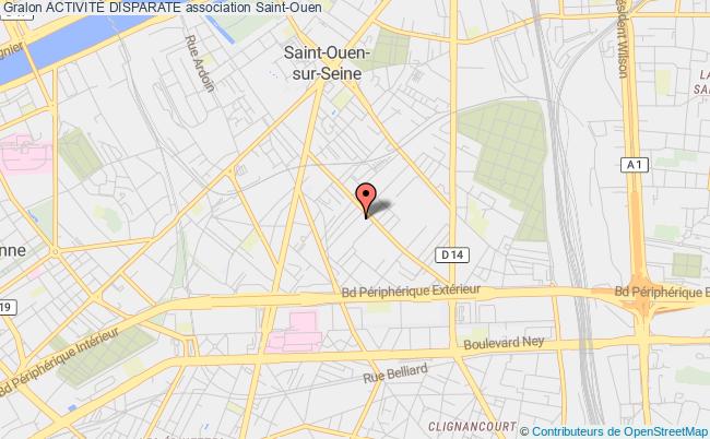 plan association ActivitÉ Disparate Saint-Ouen-sur-Seine