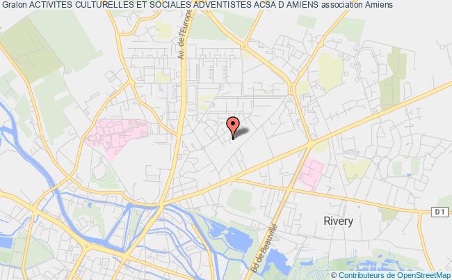 plan association Activites Culturelles Et Sociales Adventistes Acsa D Amiens Amiens