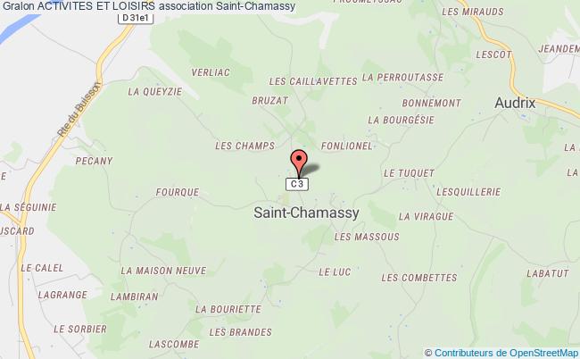 plan association Activites Et Loisirs Saint-Chamassy