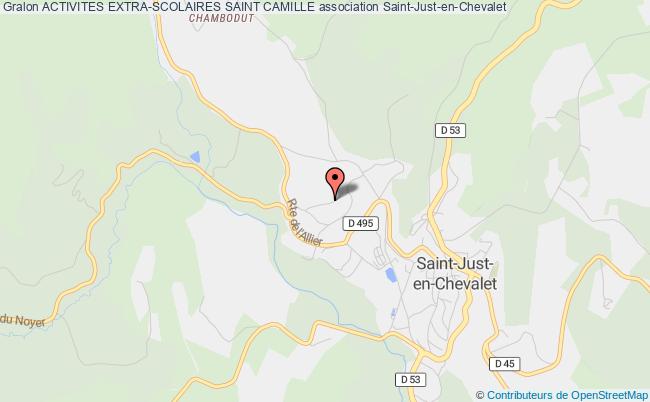 plan association Activites Extra-scolaires Saint Camille Saint-Just-en-Chevalet