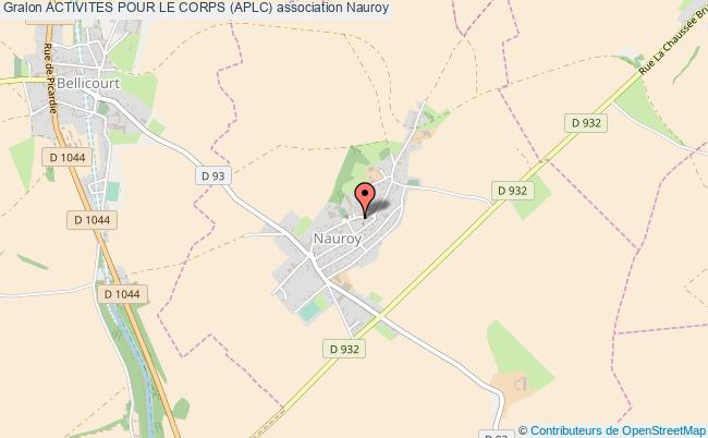 plan association Activites Pour Le Corps (aplc) Nauroy