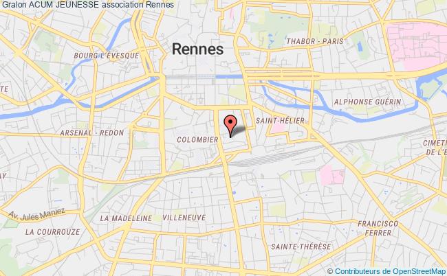 plan association Acum Jeunesse Rennes