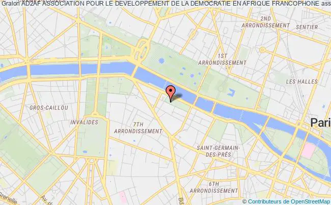 plan association Ad2af Association Pour Le Developpement De La Democratie En Afrique Francophone Paris