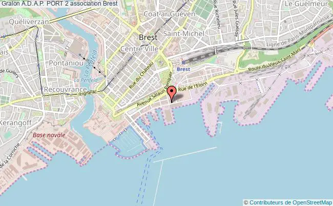 plan association A.d.a.p. Port 2 Brest