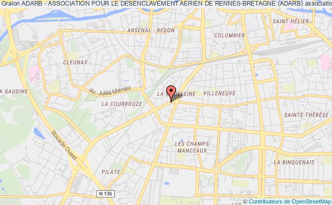 plan association Adarb - Association Pour Le Desenclavement Aerien De Rennes-bretagne (adarb) Rennes