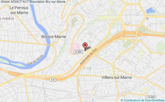 plan association Addict'act Bry-sur-Marne