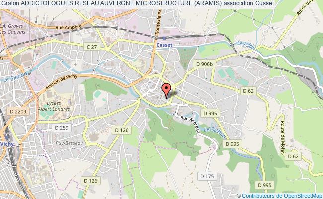plan association Addictologues RÉseau Auvergne Microstructure (aramis) Cusset