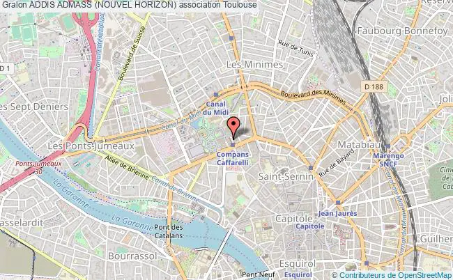plan association Addis Admass (nouvel Horizon) Toulouse