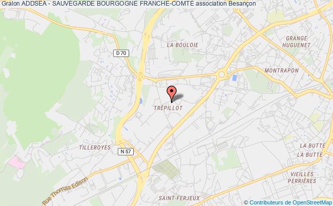 plan association Addsea - Sauvegarde Bourgogne Franche-comtÉ Besançon