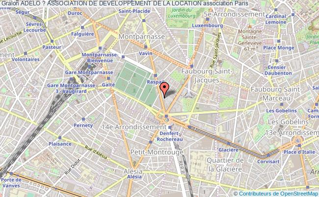 plan association Adelo ? Association De Developpement De La Location Paris