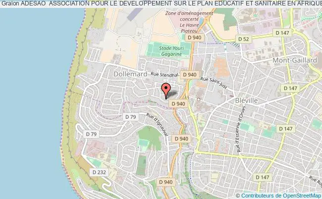 plan association Adesao  Association Pour Le Developpement Sur Le Plan Educatif Et Sanitaire En Afrique De L'ouest Le Havre
