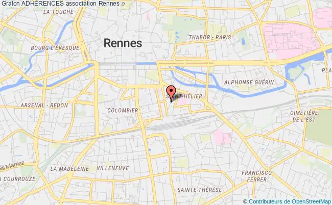 plan association AdhÉrences Rennes