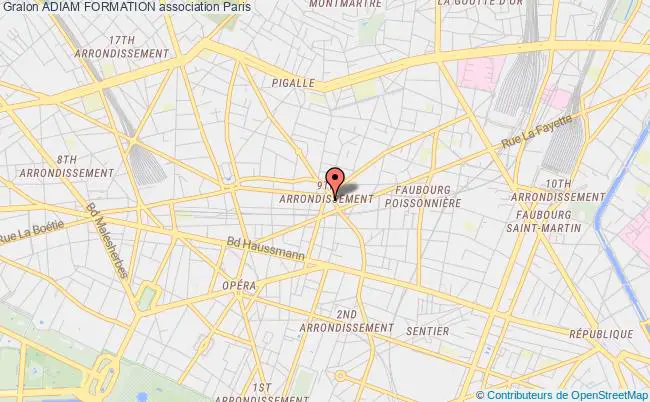 plan association Adiam Formation Paris