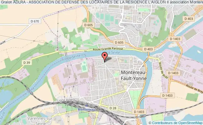 plan association Adlra - Association De Defense Des Locataires De La Residence L'aiglon Ii Montereau-Fault-Yonne