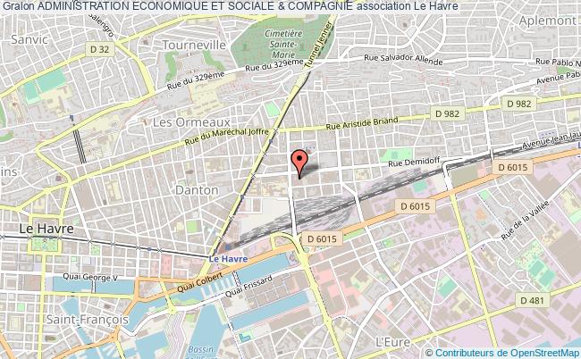 plan association Administration Economique Et Sociale & Compagnie Le    Havre