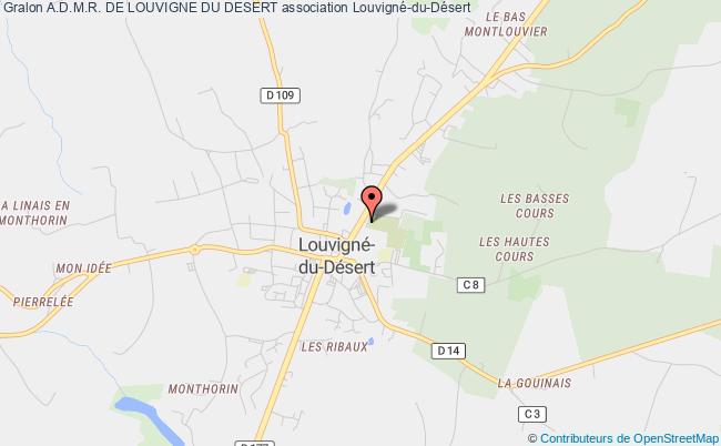 plan association A.d.m.r. De Louvigne Du Desert Louvigné-du-Désert