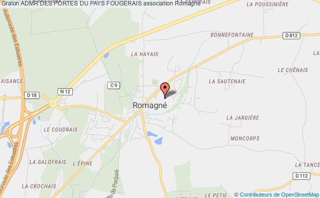 plan association Admr Des Portes Du Pays Fougerais Romagné