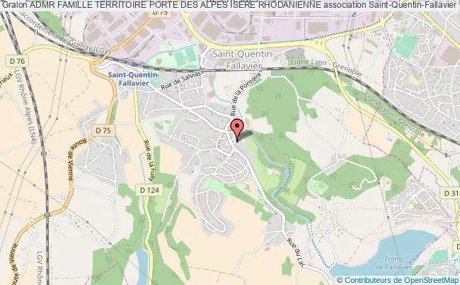 plan association Admr Famille Territoire Porte Des Alpes Isere Rhodanienne Saint-Quentin-Fallavier