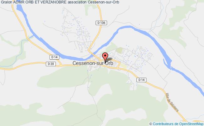 plan association Admr Orb Et Verzanobre Cessenon-sur-Orb