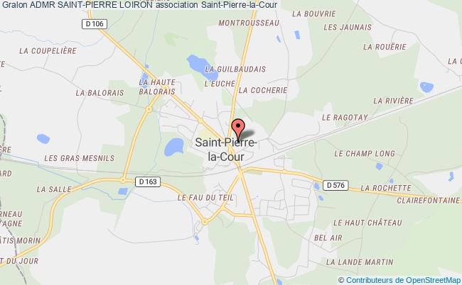 plan association Admr Saint-pierre Loiron Saint-Pierre-la-Cour