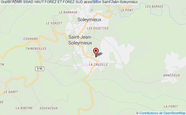 plan association Admr Ssiad Haut Forez Et Forez Sud Saint-Jean-Soleymieux