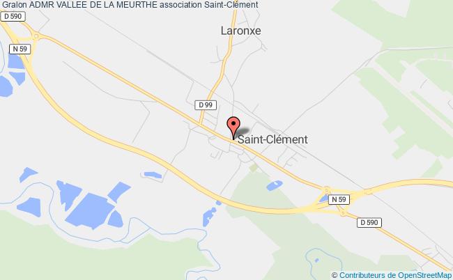 plan association Admr Vallee De La Meurthe Saint-Clément
