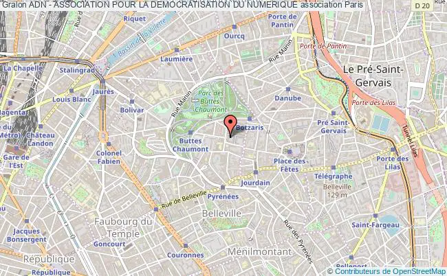 plan association Adn - Association Pour La Democratisation Du Numerique Paris