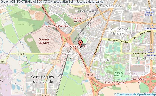 plan association Adn Football Association Saint-Jacques-de-la-Lande