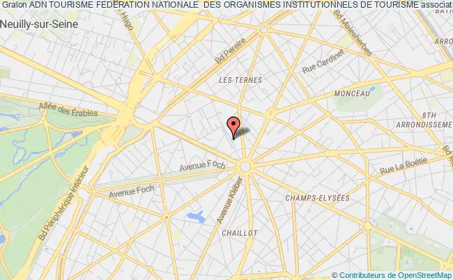 plan association Adn Tourisme Federation Nationale  Des Organismes Institutionnels De Tourisme Paris