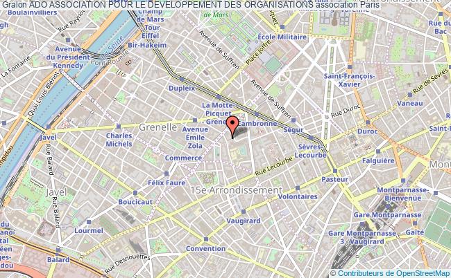 plan association Ado Association Pour Le Developpement Des Organisations Paris