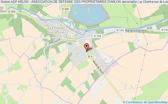 plan association Adp Arlon - Association De DÉfense Des PropriÉtaires D'arlon Chartre-sur-le-Loir