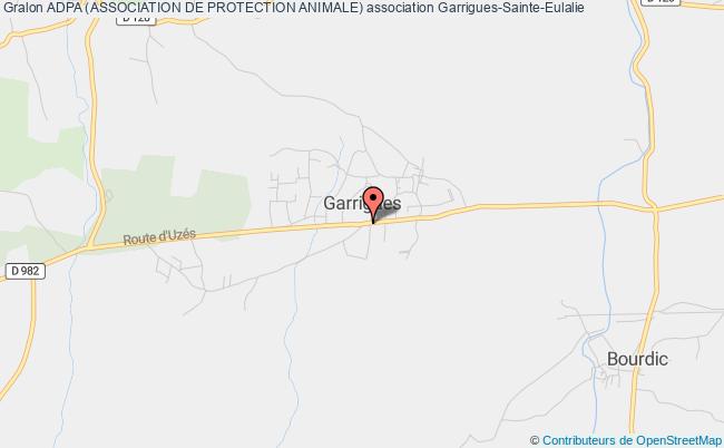 plan association Adpa (association De Protection Animale) Garrigues-Sainte-Eulalie