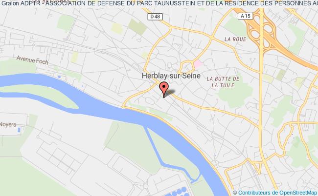 plan association Adptr - Association De Defense Du Parc Taunusstein Et De La Residence Des Personnes Agees Herblay-sur-Seine
